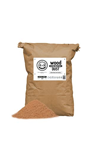 Grillgold harina para ahumar Wood Smoking Dust. para ahumar y ahumar en frío Pescados, Carnes y Verduras también Apto para Barbacoa y Grill. En un Saco de Papel Lleno de 15 litros de Cereza