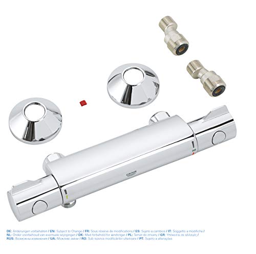 Grohe Grohtherm 800 - Termostato de ducha, tecnología termostática para un control de temperatura preciso (Ref. 34558000)