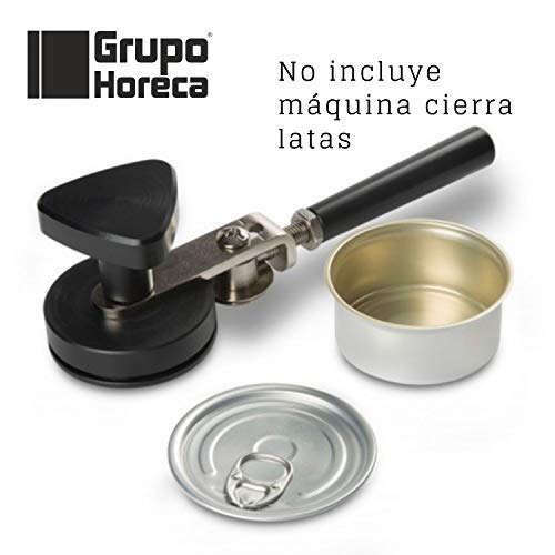 GRUPOHORECA DISTRIBUCION CANAL HORECA 50 Latas de Conserva de Ø8 cms vacías con Tapa Abre fácil para Celebraciones - Catering - Aperitivos - Eventos - Fiestas - Party