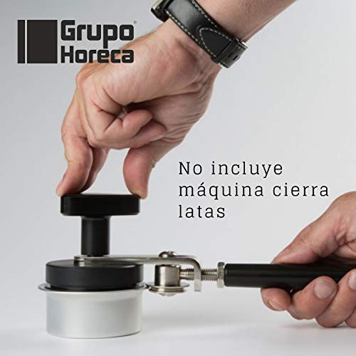 GRUPOHORECA DISTRIBUCION CANAL HORECA 50 Latas de Conserva de Ø8 cms vacías con Tapa Abre fácil para Celebraciones - Catering - Aperitivos - Eventos - Fiestas - Party