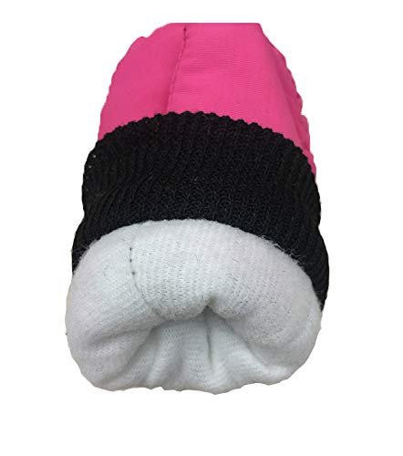 Guantes de trabajo Niños pequeños bebés y bebés pequeños - Guantes impermeables de invierno para 3 a 5 años (Color : Rose red, Size : XS)