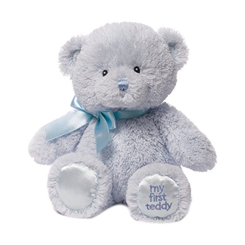 Gund - Mi primer osito de peluche. azul azul Talla:pequeño