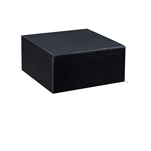 Gurkkst Funda Protectora para Muebles de jardín Funda Muebles Exterior Impermeable Anti-UV Protección Cubierta de Muebles de Mesas Oxford Negro (135x135x75 cm)