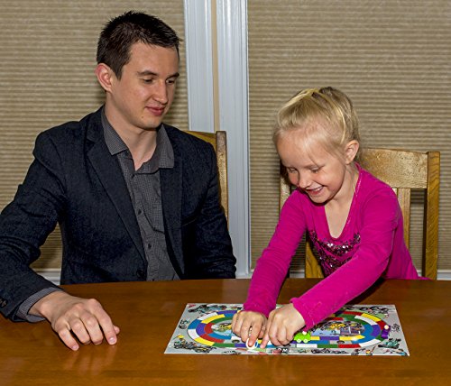 HABA Monza-ESP (302247), Juego de Mesa de Dados, con una turbulenta Carrera de Coches para 2-6 niños de 5 años, para Aprender los Colores. (4416)