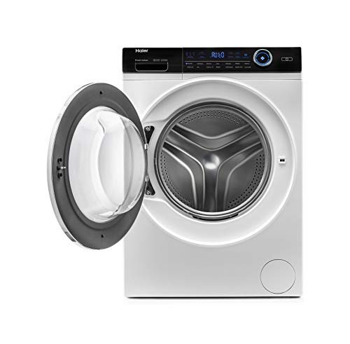 Haier HW120-B14979 - Lavadora de carga frontal I-Pro Series -12Kgs, Motor Inverter Direct Motion, ABT Antibacterias, Función Refresh&Vapor,Tambor XXL con LED, Libre instalación, A+++