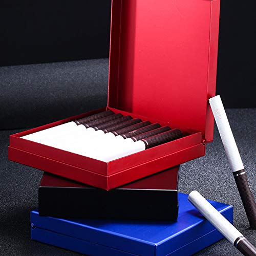 HAIHF 2 piezas máquina de laminación de cigarrillos, caja de balanceo de cigarrillos, caja de metal portátil de aluminio para tabaco, rodillo de fumar y caja de almacenamiento (multicolor opcional)