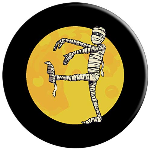 Halloween Momia Luna Llena Spooky PopSockets Agarre y Soporte para Teléfonos y Tabletas