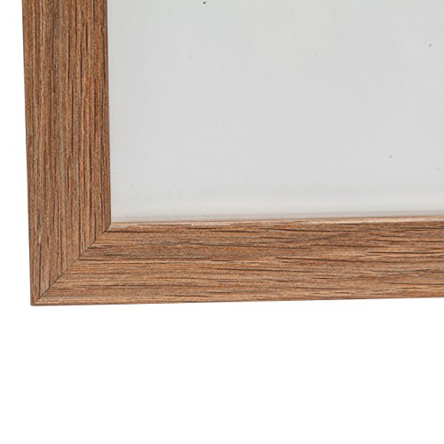 Hampton Frames SORBONNE Calidad marrón Efecto Madera A4 21x30cm Certificado Foto póster Marco de Imagen en Efecto Madera con Vidrio plexi. SORA4NG