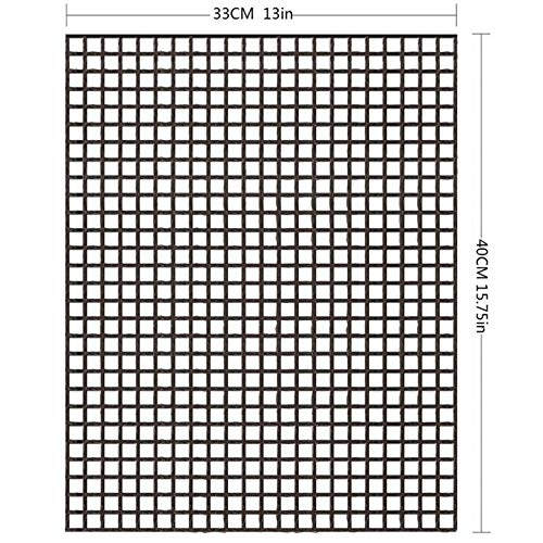 Haoshangzh55 5 Piezas De Antiadherente Parrilla De Malla Reutilizable Teflón La Parrilla Neto Barbacoa Estera De Cubierta Al Aire Libre Barbacoa Obras En El Gas De Carbón Eléctrica 40 * 33Cm