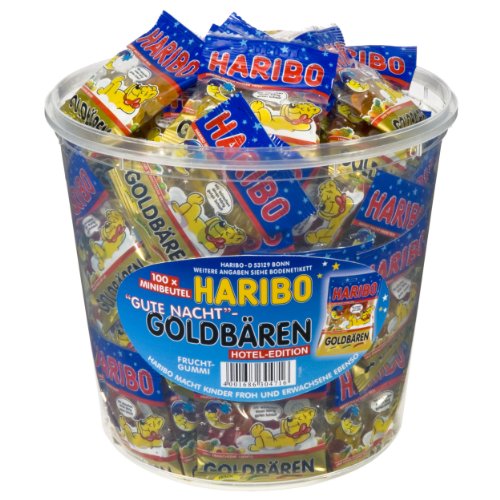 Haribo 100 Mini Bolsa Buena Noche Oro Osos