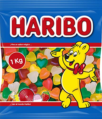 Haribo Corazones Tiernos Caramelos de Goma - 1000 gr