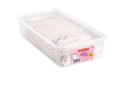 Haribo - Flautas Nata-Fresa - Geles Dulces - 1.6 kg