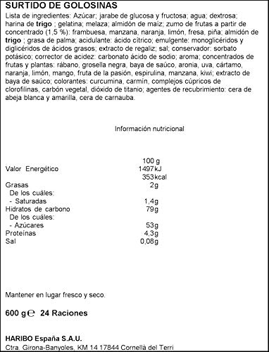 Haribo Maxibox Funky Mix Surtido de Golosinas - 600 gr