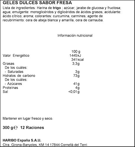 Haribo Torcidas Geles Dulces - 300 gr