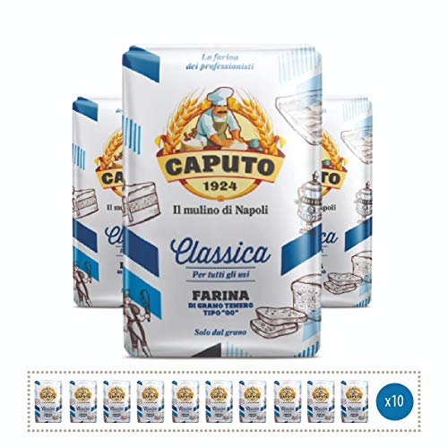 Harina Caputo - Blu Trigo 00 Kg. 1 - Paquete 10 Piezas