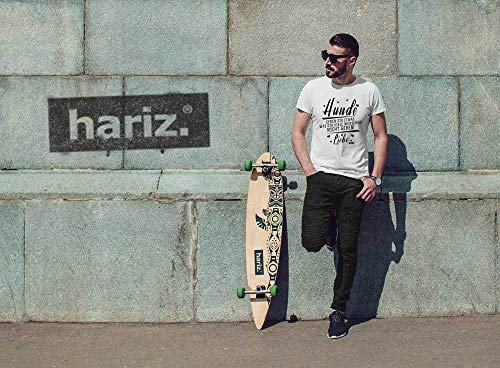 Hariz - Camiseta para hombre, diseño con texto en alemán verde oscuro M