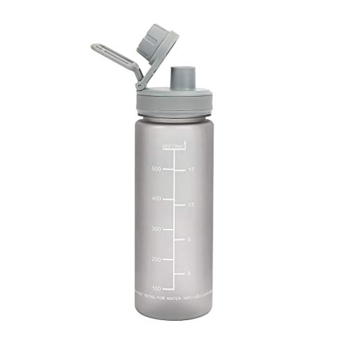 HAUSHOF Botella de Agua Sin BPA 700 ml / 24 oz, Botella Deportiva Reutilizable Sin BPA, A Prueba de Fugas - Tritan Plastic Gym, Yoga, Carrera, Ciclismo, Escuela y Viajes