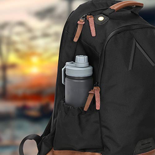 HAUSHOF Botella de Agua Sin BPA 700 ml / 24 oz, Botella Deportiva Reutilizable Sin BPA, A Prueba de Fugas - Tritan Plastic Gym, Yoga, Carrera, Ciclismo, Escuela y Viajes