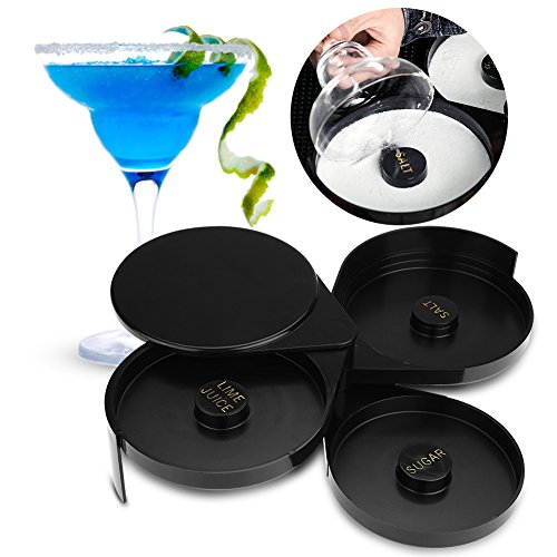 Haz clic para obtener una vista ampliada Herramienta Bartender para Fiesta Vidrio de 3 Niveles Cóctel Margarita Utensilios de Bar y Accesorios Herramientas Cocina