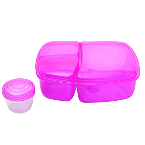 HCHD Portátil De La Caja De Almuerzo De Bento For Los Niños De Plástico Caja De Bento Box Envase De Alimento Alimentos Fiambrera Duradero For La Escuela Novedades For La Cocina (Color : Blue)