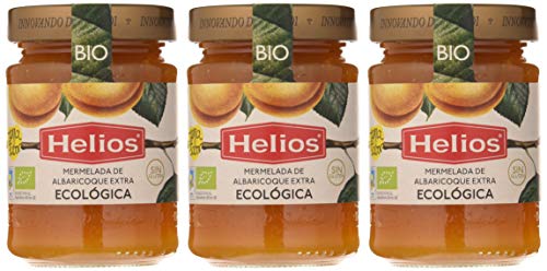 Helios Mermelada Extra Albaricoque Ecológica - 350 gr - [Pack de 3]