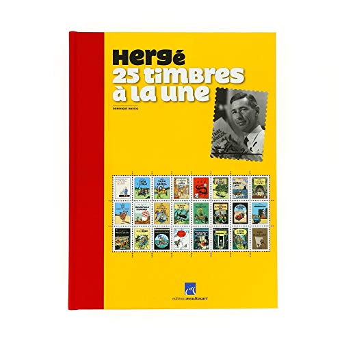 Hergé 25 Timbres à la une