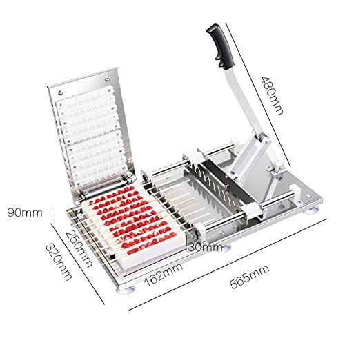 HFJKD 10 Agujeros Kebab-Maker Fleischspieß Werkzeug Barbacoa Pinchos de Carne Comercial Pinchos Fabricante de La Herramienta de Pincho de La Máquina