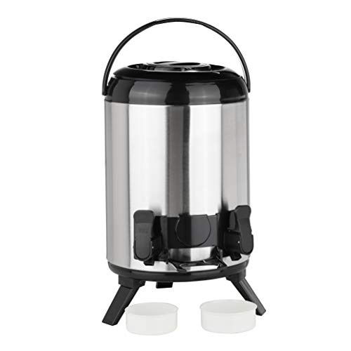 HI Airpot - Termo con grifo (9 L, acero inoxidable, para café, té o vino caliente)