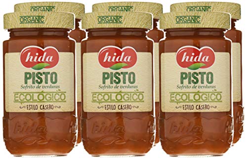 Hida Pisto Sofrito de Verduras Ecológico - Paquete de 6 x 350 gr - Total: 2100 gr