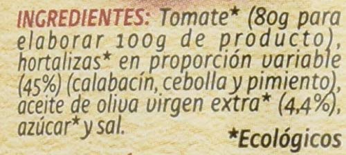 Hida Pisto Sofrito de Verduras Ecológico - Paquete de 6 x 350 gr - Total: 2100 gr