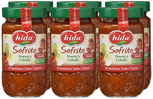 Hida Sofrito Tomate y Cebolla - Paquete de 6 x 350 gr - Total: 2100 gr