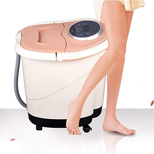 Hidromasaje para pies Foot Spa Masajeador calor, vibración, burbujas, masaje eléctrico baño de pies, pies cuenca ultra profundo del cucharón con Digital de alta definición de pantalla grande, temperat