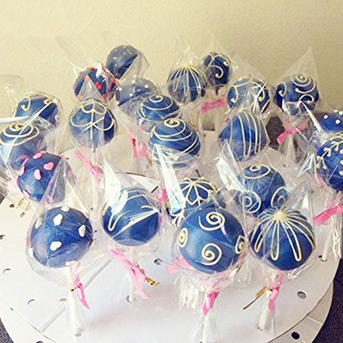 HO2NLE 200pcs Bolsas de Celofan Transparente Opp para Chuches Bolsitas Plastico Pequeñas 9 x 15cm con Lazos Colores para Chuches Galletas Tortas Dulces Chocolate Cumpleaños Boda Comunion