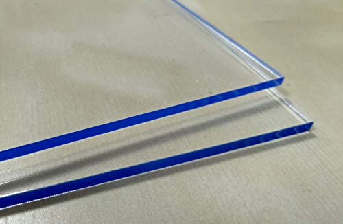 Hoja de plástico acrílico transparente 3mm - Tamaño A4 DINA4 (210 x 297 mm)- Metacrilato transparente varios tamaños - Plancha Metacrilato traslucido - Placa acrílico transparente - Lamina plástico