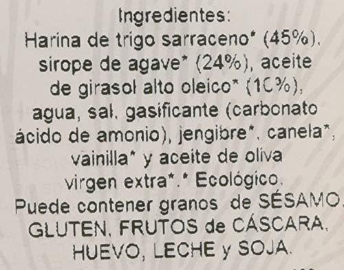 Horno de Leña Ecogalleta de Trigo Sarraceno, 190g, Pack de 1