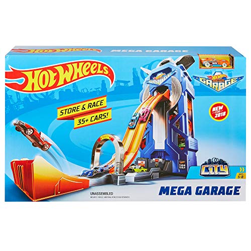 Hot Wheels Supergaraje, Garaje para Coches de Juguete, multicolor (Mattel FTB38)