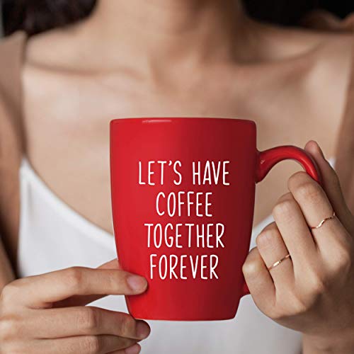 HUMOR US HOME GOODS día del Regalo de cumpleaños Ideas de la Madre (A Poem for Mornings) Rojo 15 oz