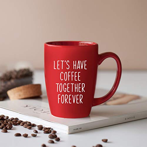 HUMOR US HOME GOODS día del Regalo de cumpleaños Ideas de la Madre (A Poem for Mornings) Rojo 15 oz