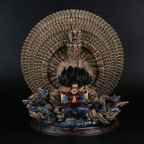 HYHSM Naruto GK Primera generación Naruto Gran Buda Miles de pilares de Mano Figura de Madera Miles de Manos mágicas Figura de Escena de Anime de PVC Decoración de Escritorio de 30 cm en Caja