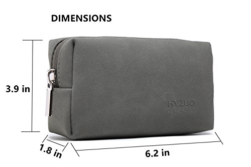 HYZUO Accesorio Portátil Bolsa de Almacenamiento para el Cargador del Ordenador Portátil Mouse Cables SSD HDD, Gris Oscuro