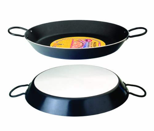 IBILI 380042 - Paellera Nero 42 cm Aluminio (10 Personas)