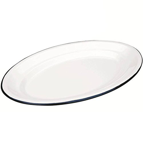 IBILI 903930 - Bandeja Ovalada Blanca 30X20 Cms.