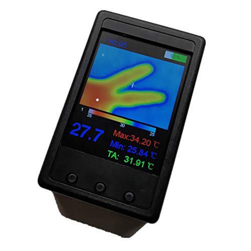 ICENCREN Interfaz De 2,4 Pulgadas De Pantalla LCD Portátil Termómetro De Infrarrojos Cámara Termográfica USB 24 * 32 Resolución, Rango De Temperatura De -40 ° C A 300 ° C