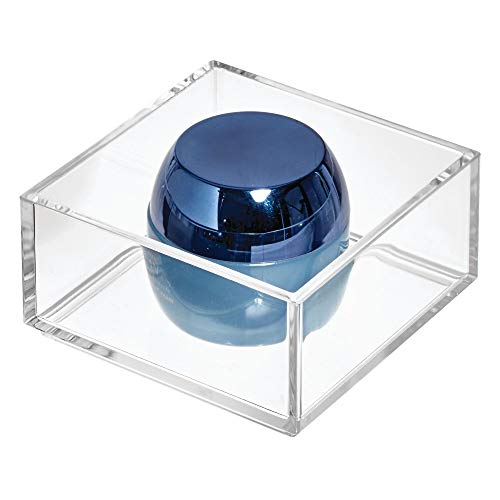 iDesign Cubertero para cajón, organizador de cajones extrapequeño de plástico, separador de cajones para cubiertos y otros utensilios, transparente