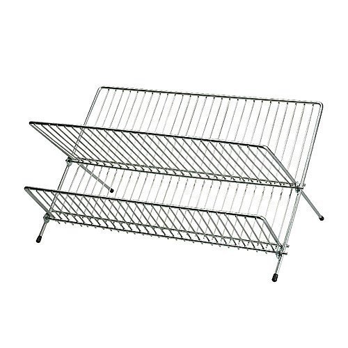 IKEA KVOT - Escurridor de platos, galvanizado