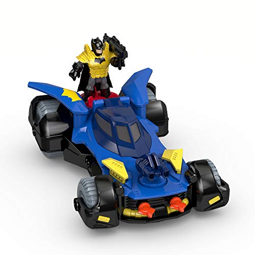 Imaginext Batman, Batmobile Deluxe, Coche de Batman de Juguete (Mattel DHT64)