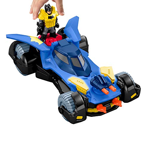 Imaginext Batman, Batmobile Deluxe, Coche de Batman de Juguete (Mattel DHT64)