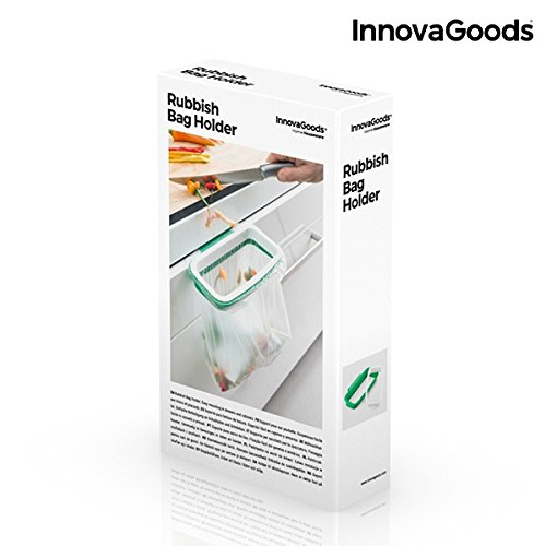 InnovaGoods Soporte para Bolsas De Basura, Blanco, Talla Unica