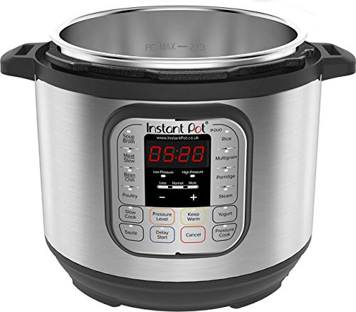 Instant Pot IP 80 Duo 8L / 8Q Cocina eléctrica multifunción, Acero Inoxidable, 1200 W, 8 litros