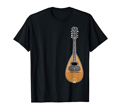 Instrumento de cuerda de mandolina Música Bluegrass Camiseta